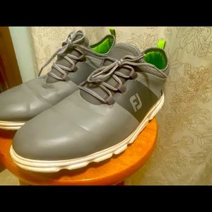 ⛳ FootJoy Superlites XP 58065
Men's Golf Shoe - Grey/Green
(Prior Generation) FJ